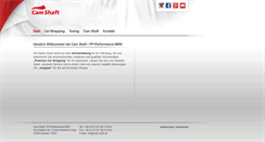 Desktop Screenshot of cam-shaft.de